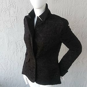 Studio Ladies Beautiful Lace See Through Blazer